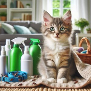 odpchlenie odkleszczenie kot